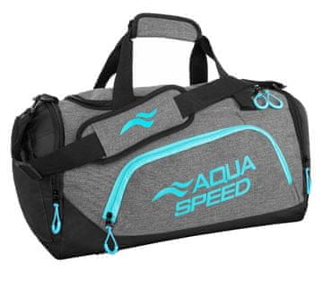 Torba Duffle Bag M športna torba sivo-turkizna paket 1 kos