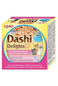 Inaba Churu Cat Dashi Delights Tuna z lososom 70g
