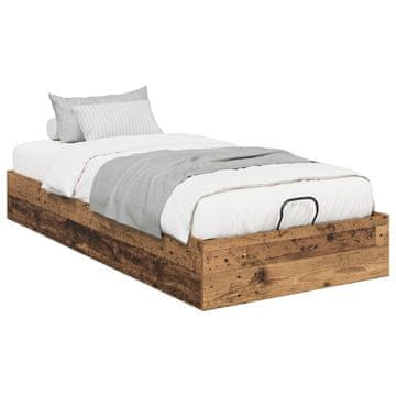 Vidaxl Ottomanska postelja Star les 75,5 x 190 cm Konstruirano leseno