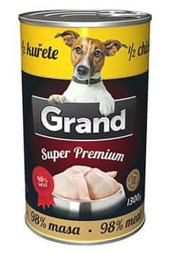 GRAND Dog Cons. SuperPremium 1/2 piščanca 1300g