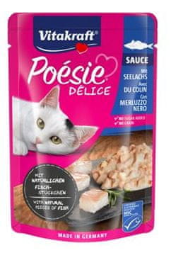Vitakraft Cat Poésie Délice Sauce pocket cod dark 85g