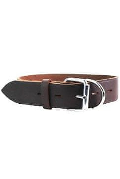 Karlie Usnjena ovratnica Rondo rjava 62/4cm KAR