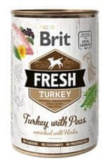 Brit Konzervirani Sveži puran z grahom 400g