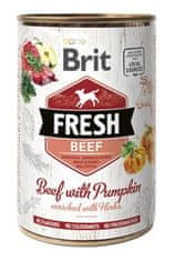 Brit Konzervirano goveje meso Fresh z bučami 400g