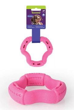 Aroma Trikotna igrača za pse, roza 12cm