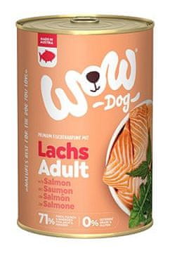 Wow losos v pločevinki za odrasle s paradižnikom 400g