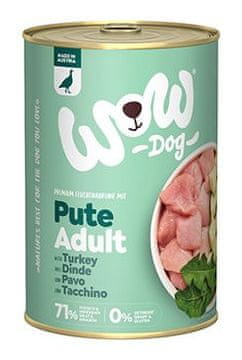 Dog's Love WOW Dog konzerva Adult puran z bučkami 400g