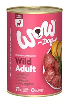 Wow konzerva Odrasla divjačina s sladkim krompirjem 400g