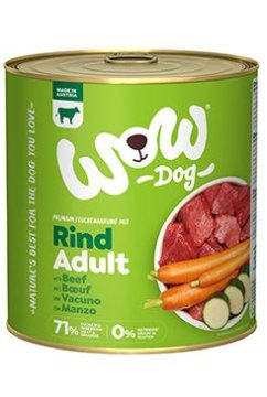 Wow konzervirano goveje meso za odrasle s korenčkom 800g