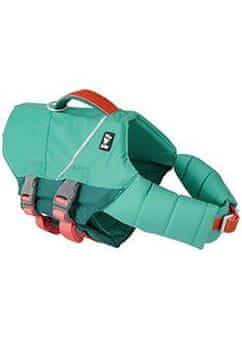 Hurtta Life Savior ECO plavalni jopič zelene barve 30-40 kg