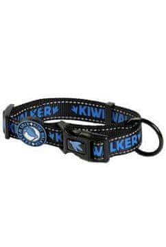 KIWI WALKER Ovratnik najlon 32-45/2cm modri Kiwi
