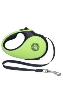 KIWI WALKER Samonavijalni povodec 25kg/5m zelen/črn Kiwi