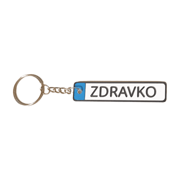 Ellipso Mini registrska tablica z imenom - ZDRAVKO