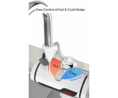 Well RAINFALL električna grelna pipa/ročna prha, stenski priklop, 3600 W