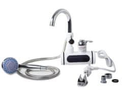 Well RAINFALL električna grelna pipa/ročna prha, stenski priklop, 3600 W