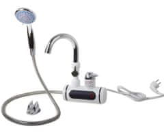 Well RAINFALL električna grelna pipa/ročna prha, stenski priklop, 3600 W
