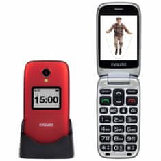 Evolveo Gsm aparat Easyphone FP I GPS I Rdeč