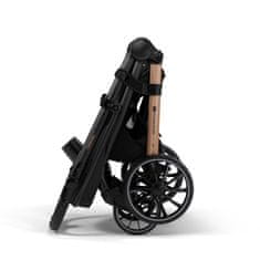 Kinderkraft Grande 2 otroški voziček, zložljiv, črn