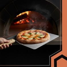 Ruhhy Inox lopar za pico 47cm leseno držalo + silikonska rokavica