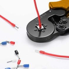 BIGSTREN Krimp klešče za stiskanje tulcev 0,25-10mm2 + 1200 votlic