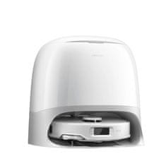Roborock Qrevo Curv 5A1 robotski sesalnik s samopraznilno postajo, bel