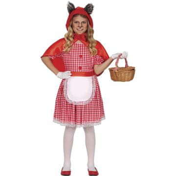 Fiestas Guirca Dekliški Kostum - Rdeča Kapica