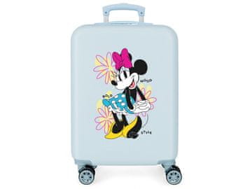 Joummabags Minnie Mouse Bold mali kabinski kovček modre barve, 55x38x20cm, 34L, 4021143 (majhen)