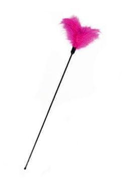Karlie Igrača mačka Ribiška palica z mehkim perjem 45cm roza KAR