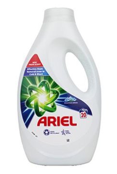 Gel za pranje Ariel Mountain Spring 1l, 20doz