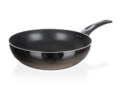 Ponev WOK 28 cm s površino brez prijema CUISINO BLACK
