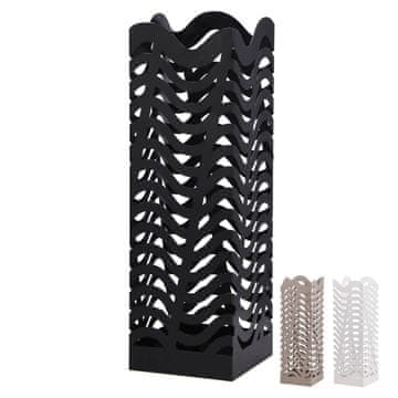 StarDeco Posoda za dežnike 16x16h49cm / kvadratna / več barv / kovina