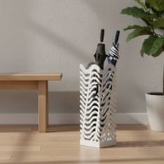 StarDeco Posoda za dežnike 16x16h49cm / kvadratna / več barv / kovina