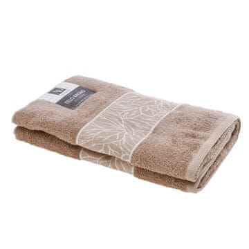 StarDeco Brisača Veiga 140x90cm / rjava / bombaž