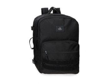 Joummabags Potovalni nahrbtnik Pepe Jeans Aris Evergreen - črn, dvojni predal, 6332821