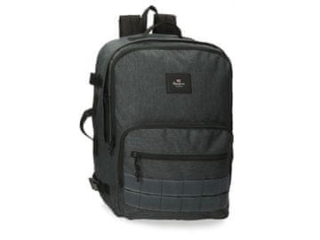 Joummabags Potovalni nahrbtnik Pepe Jeans Aris Evergreen - temen džins, dvojna komora, 63328C8