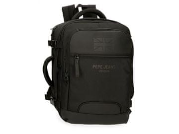Joummabags Potovalni nahrbtnik Pepe Jeans Bromley black - kabina, z USB priključkom, 7062841