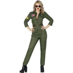 Fiestas Guirca Kostum Pilotka - Top Gun, L