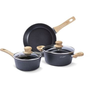 Lamart Lamart Natur LT1282 - 5-delni set posode, črna