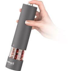 Lamart Lamart Ruber LT7061 - Električni mlinček za začimbe poper in sol, siv