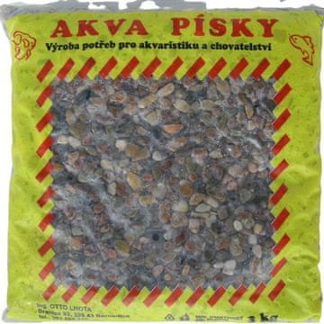 Akvarijski pesek Akva št. 10 - naravni 3 kg 4 - 6 mm