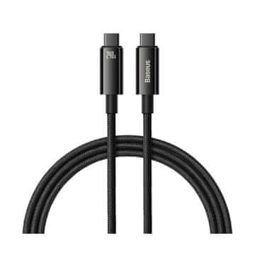 BASEUS BASEUS kabel Tungsten Gold USB-C na USB-C 3m, 240W, črn