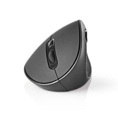 Nedis Nedis ERGOMSWS100BK ergonomska miška 1600DPI 6GUMB