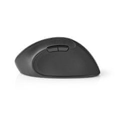 Nedis Nedis ERGOMSWS100BK ergonomska miška 1600DPI 6GUMB