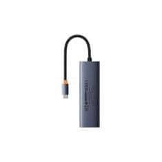 BASEUS BASEUS HUB priklopna postaja, 1xC-HDMI 4K 30Hz, 2xUSB 3.0+1xPD 100W+RJ45+SD/TF3.0
