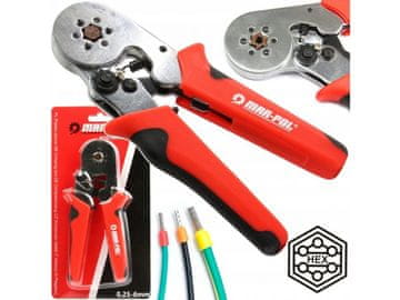 MAR-POL Klešče za stiskanje konektorjev s ferulo 0,25-6 mm² M49521