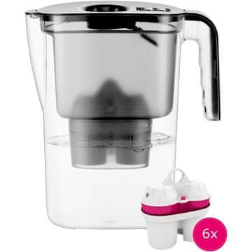 BWT VIDA MEI 2,6L FIL.KETTLE BLACK +6PCS