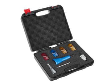 GEKO Orodje za odstranjevanje izolacije in sukanje kablov 2,5-10 mm², komplet akumulatorskih izvijačev - G01353