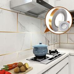 Korbi Zlata Samolepilna Okrasna Trak, 2 cm x 50 m