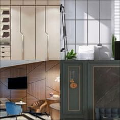 Korbi Črna Samolepilna Okrasna Trak 2cm x 50m Korbi