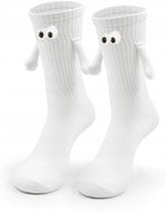 Korbi Magnetne Bombažne Nogavice Korbi Bele 35-43